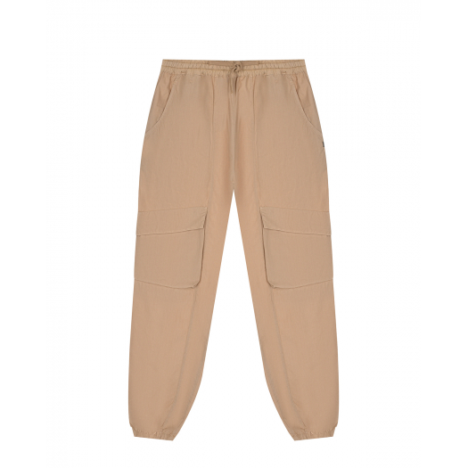 Бежевые брюки с накладными карманами Dondup | Фото 1