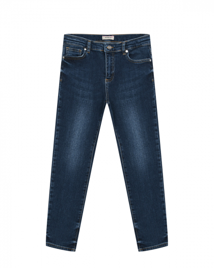 Синие джинсы с потертостями Pinko | Фото 1