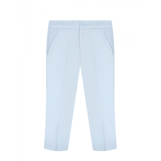 Голубые брюки со стрелками Stella McCartney | Фото 1