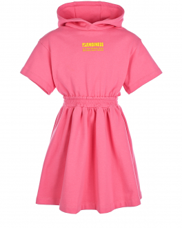 Розовое платье с поясом на резинке Fendi Розовый, арт. JFB493 5V0 F081M | Фото 1