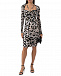 Бежевое платье c леопардовым принтом Roberto Cavalli | Фото 5