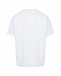Белая футболка с вышитым лого MSGM | Фото 4