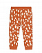 Оранжевые спортивные брюки с принтом &quot;олень&quot; Stella McCartney | Фото 2