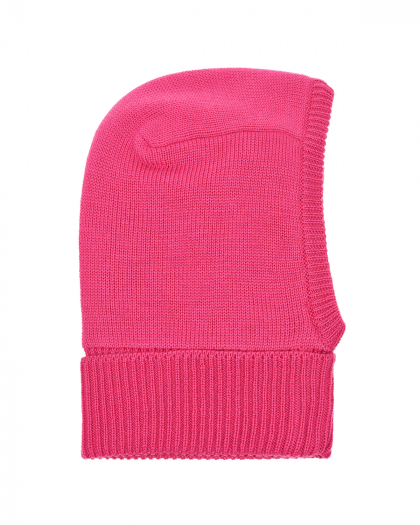 Розовая шапка-шлем с флисовой подкладкой Il Trenino | Фото 1