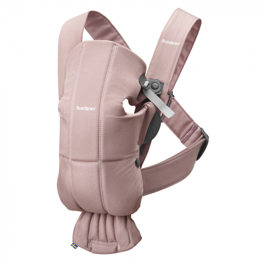 Розовый рюкзак-кенгуру Mini Cotton Baby Bjorn | Фото 1
