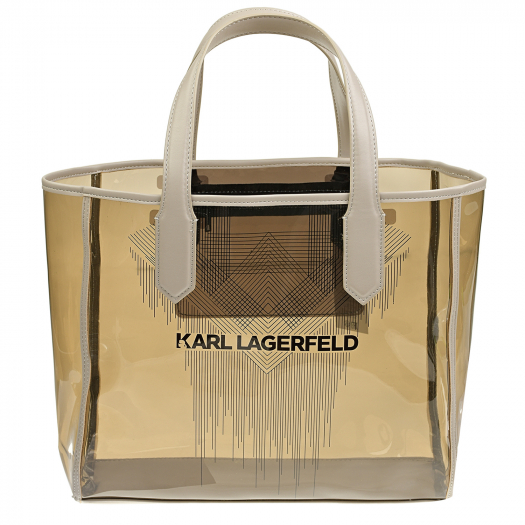Прозрачная пляжная сумка, 34x29x13 см Karl Lagerfeld kids | Фото 1