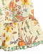 Шелковое платье с принтом Flora GUCCI | Фото 5