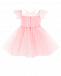 Розовое платье с рукавами-крылышками Sasha Kim | Фото 3