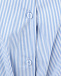 Рубашка для беременных Attesa удлиненная в мелкую голубую полоску  | Фото 6