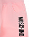 Розовые спортивные брюки с логотипом Moschino | Фото 3