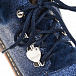 Синие ботинки с глиттером Monnalisa | Фото 7