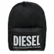 Черный рюкзак с белым лого Diesel | Фото 1