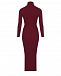 Бордовое платье LA ROCHE Pietro Brunelli | Фото 5