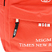 Красный рюкзак с логотипом 28х40х13 см MSGM | Фото 5