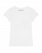 Белая футболка с принтом и стразами Karl Lagerfeld kids | Фото 2