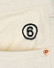 Белые джинсовые бермуды MM6 Maison Margiela | Фото 3