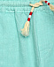 Льняные бермуды с накладным карманом, мятные Saint Barth | Фото 3