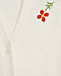 Белый кардиган с цветочной вышивкой Stella McCartney | Фото 4