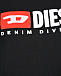 Базовая футболка с лого, черная Diesel | Фото 7