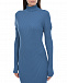 Голубое платье из шерстяного трикотажа MRZ | Фото 6