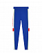 Синие спортивные брюки с красно-белыми вставками Diesel | Фото 3