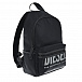 Черный рюкзак с логотипом Diesel | Фото 2