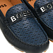 Мокасины с железным логотипом, темно-синие BOSS | Фото 6