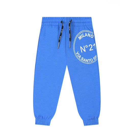 Голубые спортивные брюки No. 21 | Фото 1