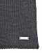 Серый шарф из шерсти 140х19 см Il Trenino | Фото 3