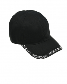 Черная кепка с лого на козырьке Moncler Черный, арт. 3B00004 04863 999 | Фото 1