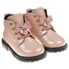 Розовые лаковые ботинки с бантами Walkey | Фото 1