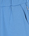 Голубые спортивные брюки с манжетами IL Gufo | Фото 3