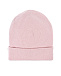 Розовая шапка с жемчужными бусинами Regina | Фото 2
