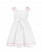 Белое платье с цветочными аппликациями Aletta | Фото 2