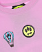 Розовая футболка с лого на спине Barrow | Фото 3