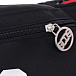 Черная поясная сумка с белым логотипом 40х20х10 см GCDS | Фото 6