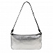 Серебристая сумка с черным логотипом, 24x13x5 см Calvin Klein | Фото 4