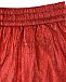 Красные шорты с эффектом металлик Monnalisa | Фото 4