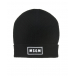 Черная шапка с белым логотипом MSGM | Фото 1