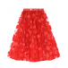 Красная юбка с декором &quot;сердца&quot; Dan Maralex | Фото 1