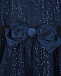 Синее платье с глиттером Aletta | Фото 3