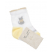 Бело-желтые носки с декором &quot;кот&quot; Story Loris | Фото 1