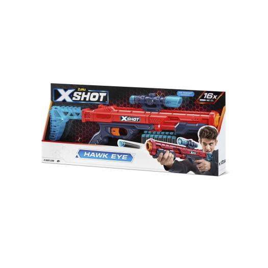 Игрушка Бластер X-Shot EXCEL-Hawk Eye+16 стрел ZURU | Фото 1