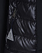 Черный пуховик с поясом Moncler | Фото 3