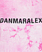 Розовая футболка с эффектом тай-дай Dan Maralex | Фото 7
