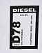 Белая футболка с принтом &quot;D78&quot; Diesel | Фото 4