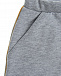 Серые спортивные брюки с принтом Sanetta Kidswear | Фото 4