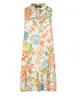 Платье цветочным принтом для беременных Pietro Brunelli Белый, арт. AM0162 VI0091 Q162 | Фото 1