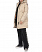 Бежевое стеганое пальто с накладными карманами Parajumpers | Фото 3