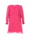 Розовое многослойное платье с пелериной Aletta | Фото 2